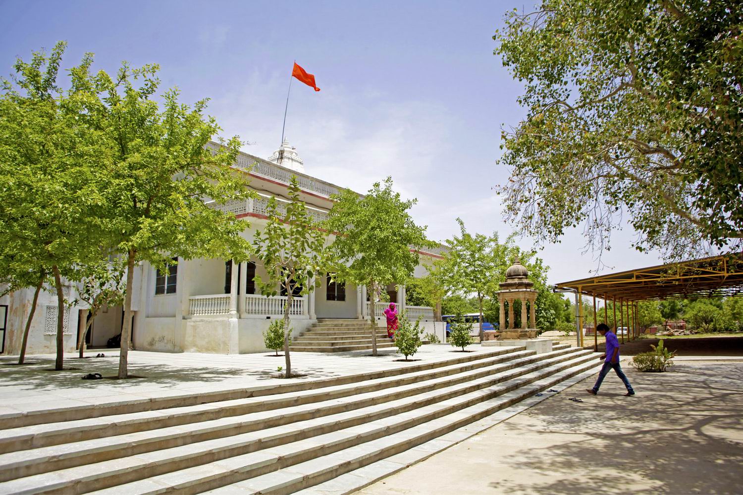 Kailash Ashram west side view